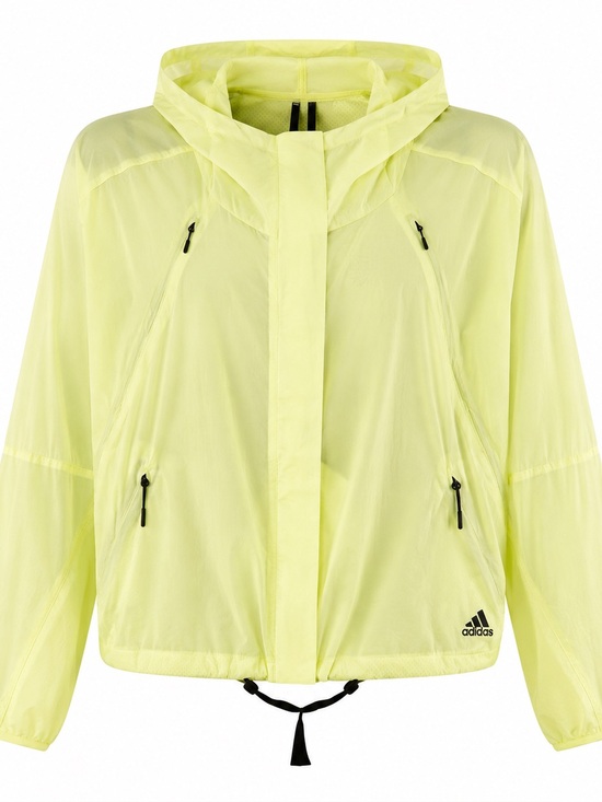 adidas Jackets & Blazers - Adidas W.N.D. Womens Multi Sport Jacket L Lightweight Nylon Yellow